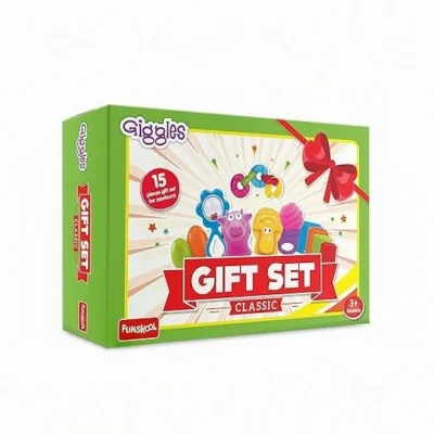 Funskool Giggles Gift Set Classic – 15-Piece Baby Toy Set for 3+ Months