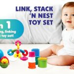Funskool Giggles Link Stack ‘N Nest Toy Set with baby