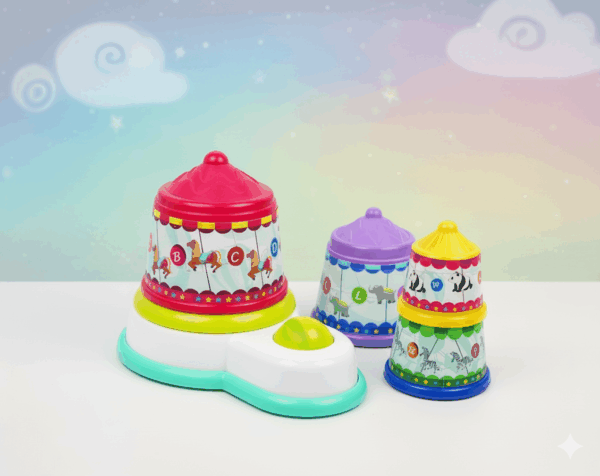 Separated cups of Funskool Melody Funfair