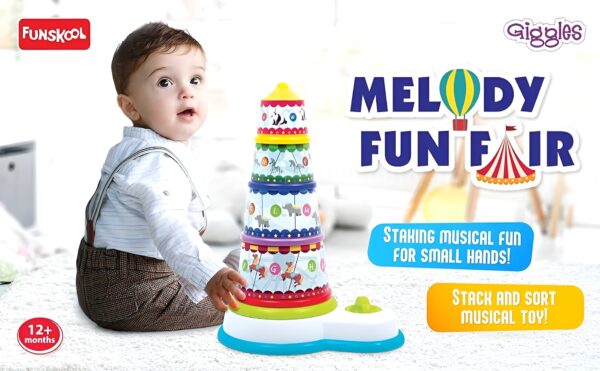 Melody Funfair with baby at Jainforever