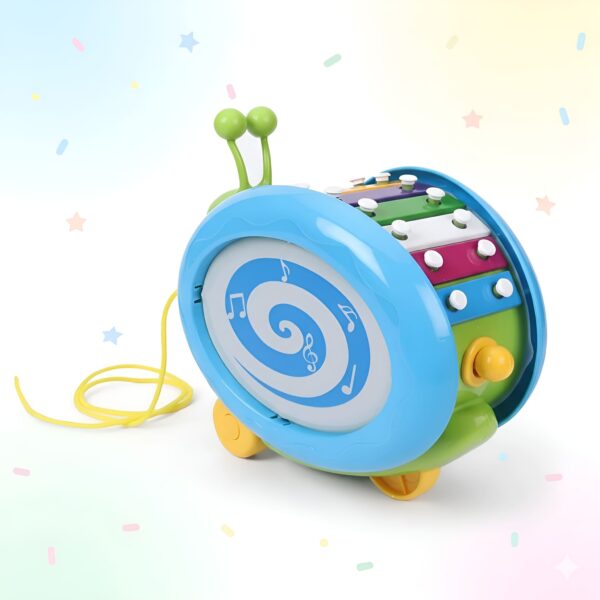 Funskool Giggles Musical Snail toy with pull string