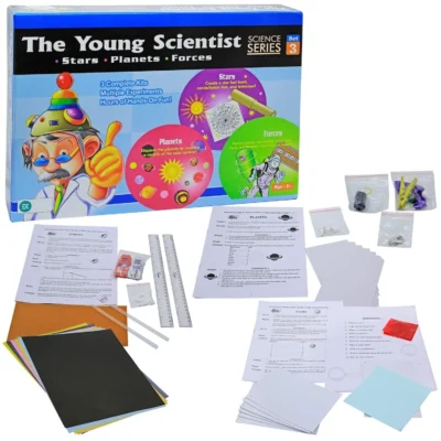 Ekta The Young Scientist Series 3 Set Part Science Kit Stars, Planets, Forces Learn Science The Easy Way Out