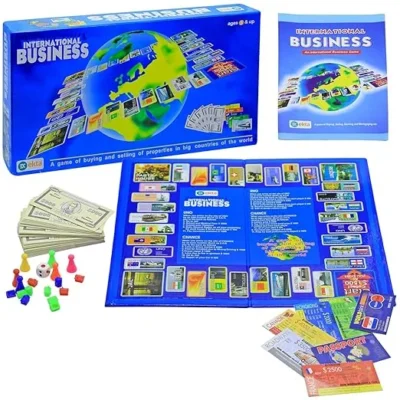 EKTA Plastic and Paper International Business Family Board Game (Multicolour),for-All Ages, Big Kid