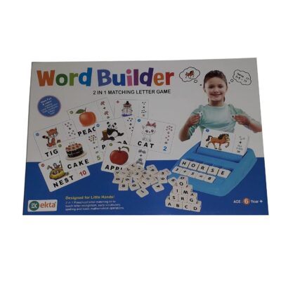 Ekta Word Builder 2 in 1 Letters Matching Game, Educational Game for Pre-School Kids