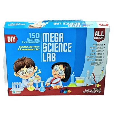 Mega Science Lab Science Kit for Boys and Girls Age 8 to 14 Yrs| Birthday Gift| Stem Educational Toys| 150 Chemistry Experiments
