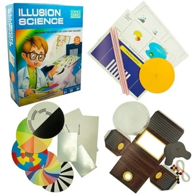 EKTA 8+ Years Illusion Science Discover The Secrets of Light and Colours- Multi Color