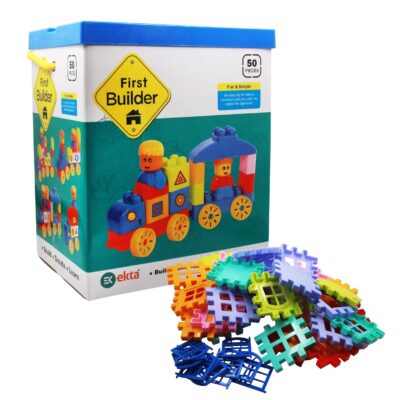 EKTA First Builders Building Blocks of 50 pcs