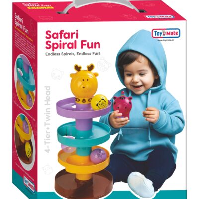 Safari Spiral Fun – 4-Tier Jungle Adventure for Toddlers!