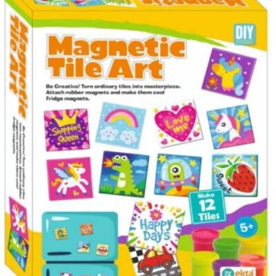 Magnetic Tile Art | DIY | Make 12 Tiles | J.K.