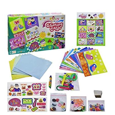Kush toys ekta greeting cards decoration material to make your own greetings kits for boys and girls- Multi color