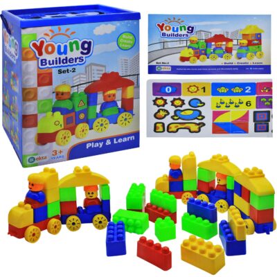 Ekta Young Builders Set 2 Blocks & Bricks Toy Game