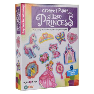 Ekta Create n paint glitter princess By Krasa Toys