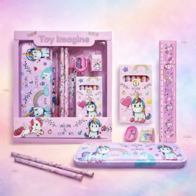 12 Piece Stationery Kit for Girls Return Gift Pack of 5 | Random Character