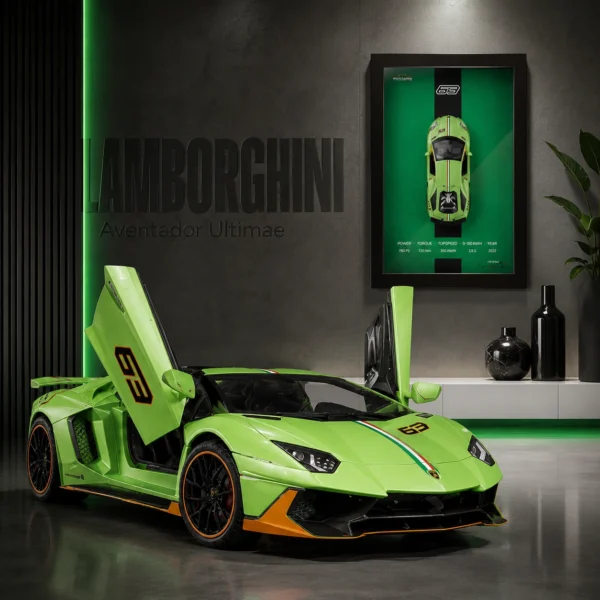 3D Lamborghini Aventador Car Frame